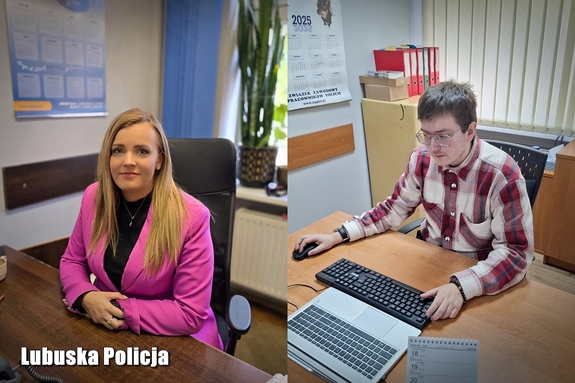 Cywilni pracownicy Policji pomogli poszkodowanej w zdarzeniu drogowym