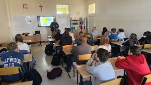 Strażnik Miejski na spotkaniu z uczniami