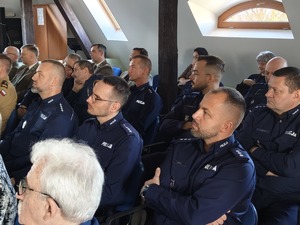 Policjanci uczestnicy narady